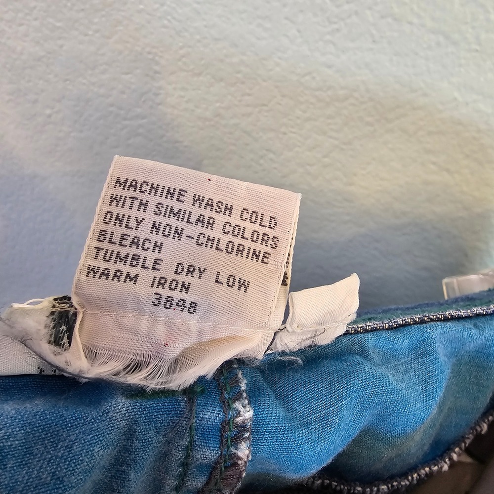 Vintage Together Colorblock Mom Jeans Womens 28x29 High‎ Rise Tapered 90s Cotton - Picture 7 of 7